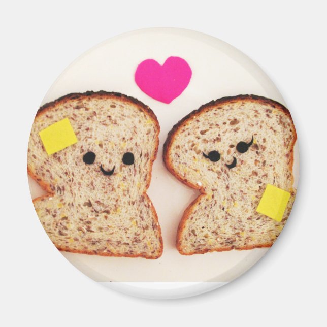 Toasty Liebe Magnet (Vorne)