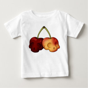 Toathly Sweet Cherry Skull Baby T-shirt