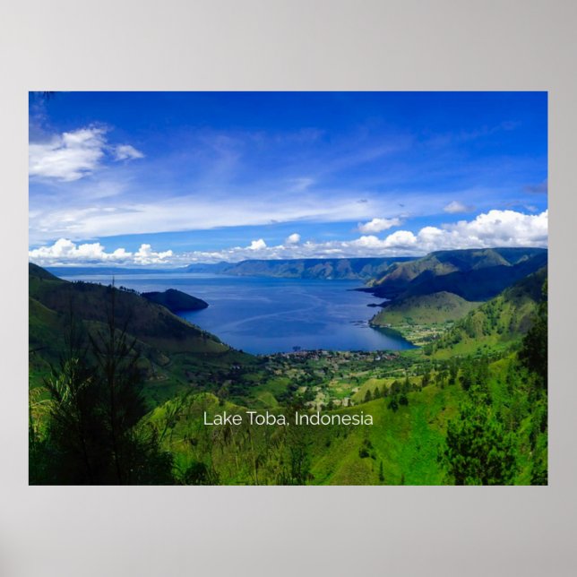 Toba-See, Sumatra, Indonesien, Poster (Vorne)