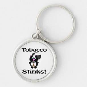 Tobacco stinks Skunk Awareness Design Schlüsselanhänger