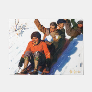 Tobagganing Fußmatte