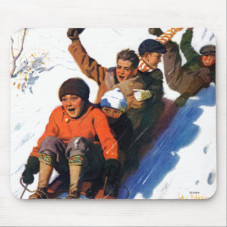 Tobagganing Mousepad