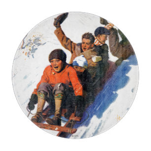 Tobagganing Schneidebrett