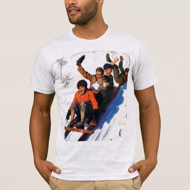 Tobagganing T-Shirt (Vorderseite)