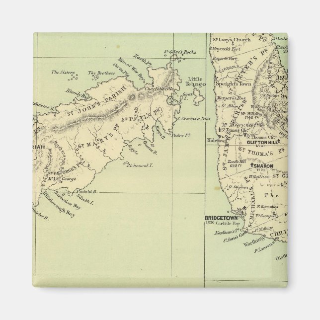 Tobago Barbados Magnet (Vorne)