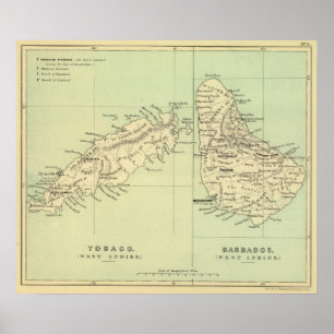 Tobago Barbados Poster