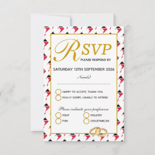 TOBAGO TRINIDAD Wedding RSVP Response Card