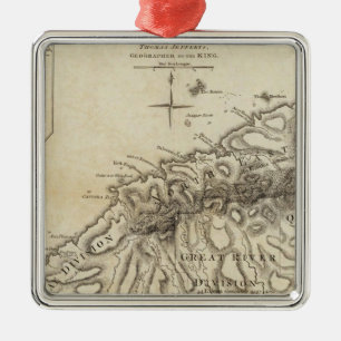Tobago von den tatsächlichen Übersichten und von Ornament Aus Metall
