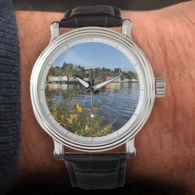 Tobermory auf der Insel Mull, Schottland Armbanduhr (Von Creator hochgeladen)