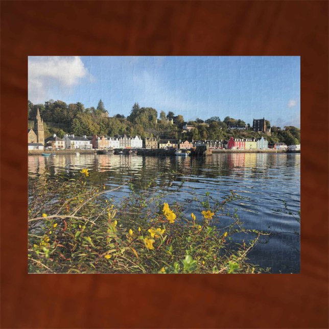 Tobermory, Insel Mull, Schottland mit Blume Puzzle (Von Creator hochgeladen)