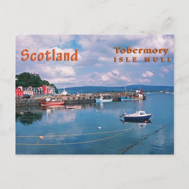 Tobermory, Insel Mull, Schottland Postkarte (Vorderseite)