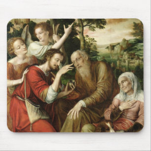 Tobias, der die Blindheit seines Vaters, 1563 Mousepad