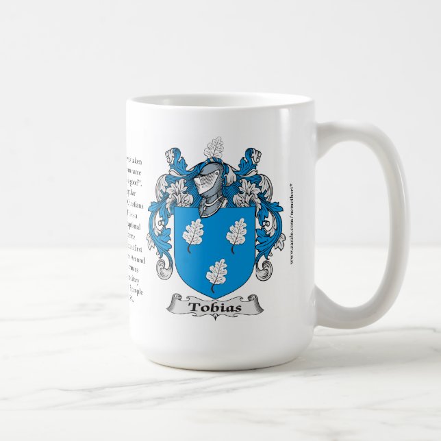 Tobias, der Ursprung, die Bedeutung und das Wappen Kaffeetasse (Rechts)