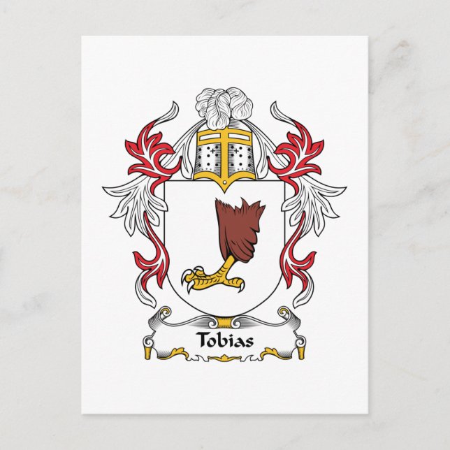 Tobias Familienwappen Postkarte (Vorderseite)