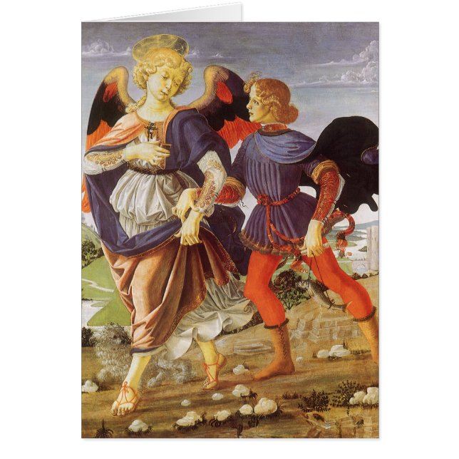 Tobias und der Engel von Andrea del Verrocchio (Vorne)
