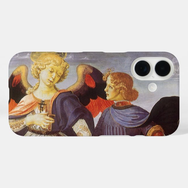Tobias und der Engel von Andrea del Verrocchio Case-Mate iPhone Hülle (Rückseite (Horizontal))