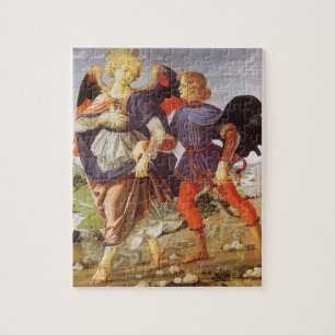 Tobias und der Engel von Andrea del Verrocchio Puzzle