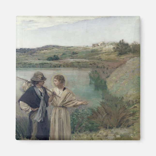 Tobias und der Erzengel Raphael Magnet (Vorne)
