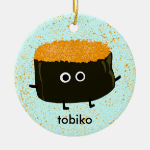 Tobiko Sushi Keramikornament