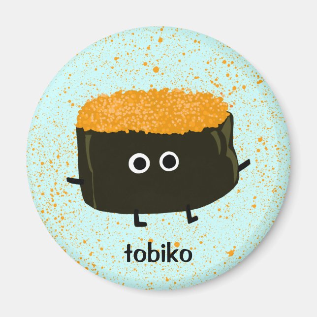 Tobiko Sushi Magnet (Vorne)