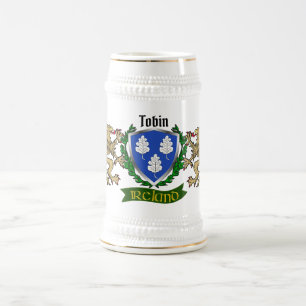 Tobin Irish Shield Bierglas