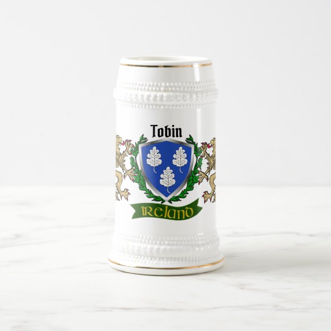 Tobin Irish Shield Bierglas (Mittel)