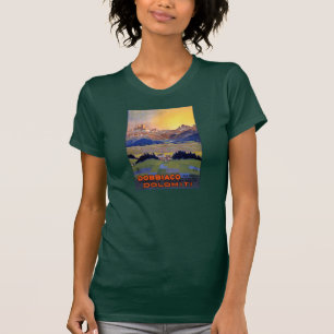 Toblach Italien Vintage Travel Poster T-Shirt