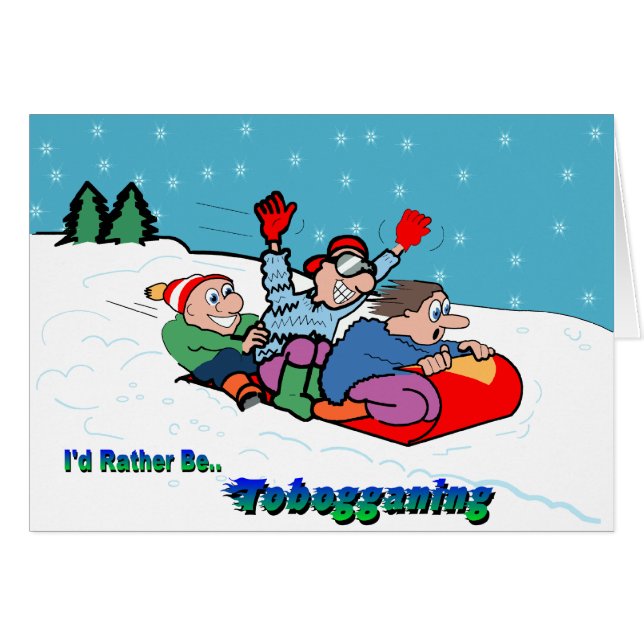 Tobogganing (Vorderseite (Horizontal))