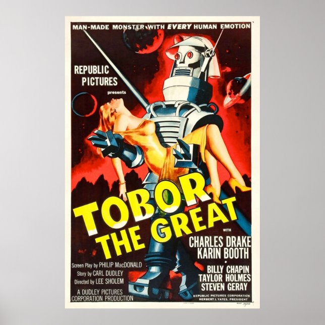 Tobor the Great Poster (Vorne)
