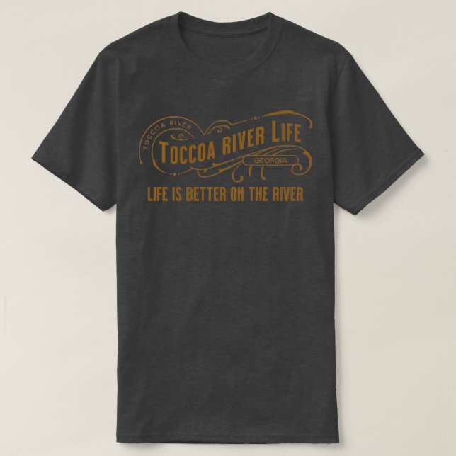 Toccoa River Leben T-Shirt (Design vorne)