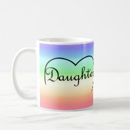 Tochenkernregenbogen Kaffeetasse