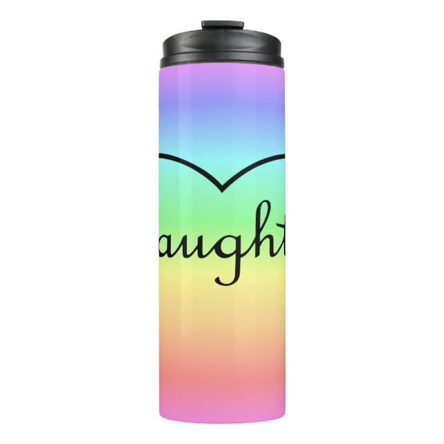 Tochenkernregenbogen Thermosbecher (Vorderseite)