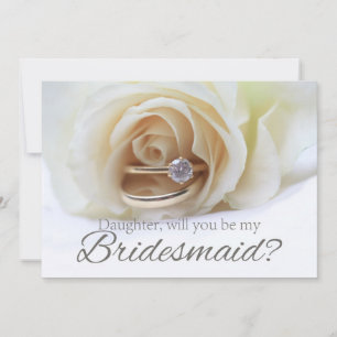 Tochter Bitte sei Bridesmaid Einladung