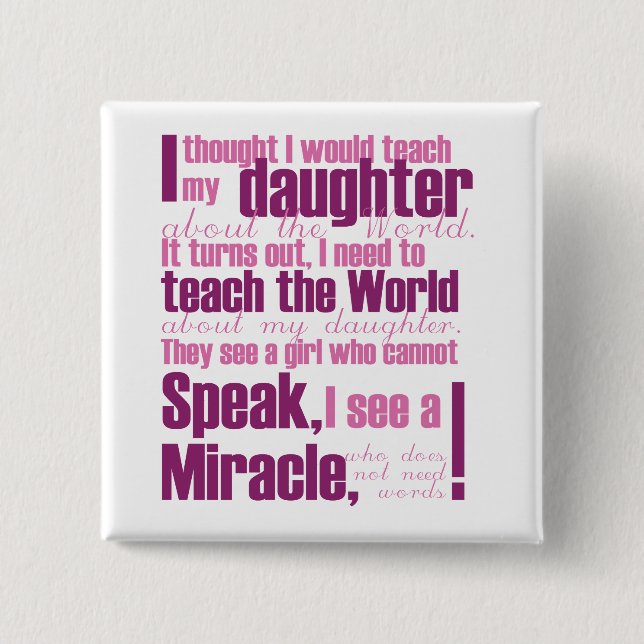 Tochter-Button Button (Vorderseite)