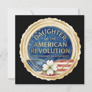 Tochter der American Revolution Patriot USA Karte