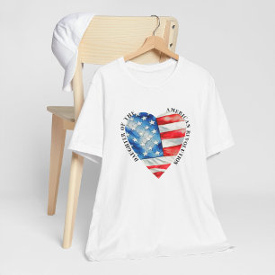 Töchter der Amerikanischen Revolution Aquarell T-Shirt