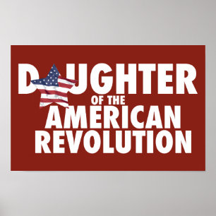 Tochter der Amerikanischen Revolution DAR Stern US Poster