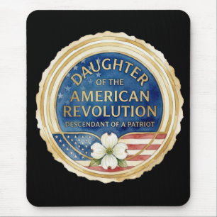 Töchter der Amerikanischen Revolution Patriot USA Mousepad