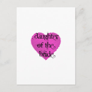 Tochter der Braut Postkarte