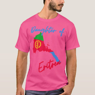 Tochter der Karte von Eritrea T-Shirt