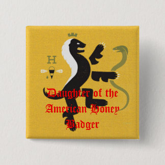 Tochter des amerikanischen Honig-Dachses Button