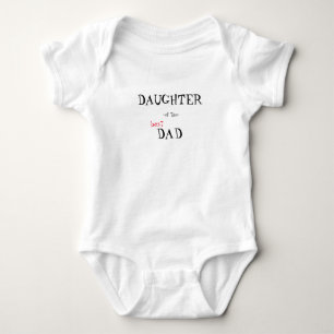 Tochter des besten Vaters Baby Strampler