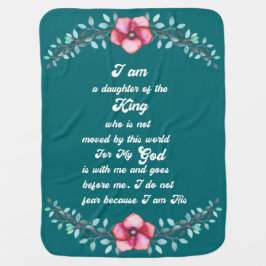 Tochter des Königs Christian Inspirational Babydecke