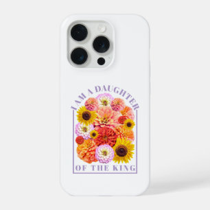 Tochter des Königs Florale Glaubensbekundung iPhone 15 Pro Hülle