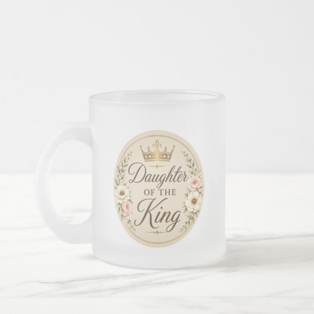 Tochter des Königs  Mattglastasse (Links)