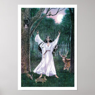 Tochter des Mondes - Print oder Poster