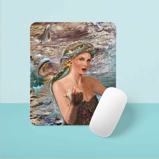 Tochter des Ozeans! Mousepad (Von Creator hochgeladen)
