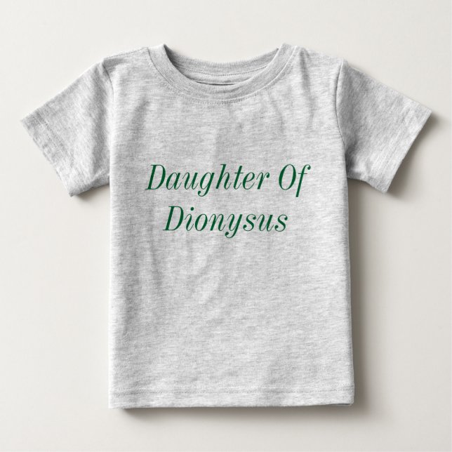 Tochter des Shirts Dionysus (Vorderseite)