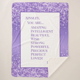 Tochter, die du amüsierst sherpadecke