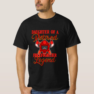 Tochter eines ermüdeten Feuerwehrlegendären T-Shirt